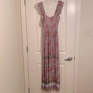 Chelsea & Violet Bohemian Maxi Dress, size XS